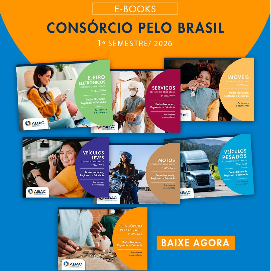 [NOVOS E-BOOKS] Consórcio pelo Brasil: desempenho no 1º semestre de 2026